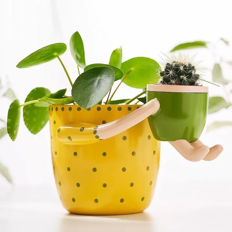 Plant Parent Pot - Harsen Bloempot voor Ouders en Kinderen