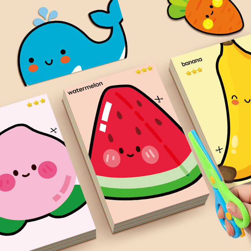Plant Parent Food - Handgeschept papier Stekken Interessant origami-pak Dieren-/planten-/voedselpatronen