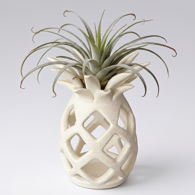 3D-geprinte ananasvormige luch - Air Plant Tillandsia recensie en prijs