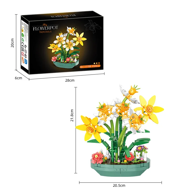 Vrienden gesimuleerde narcisse - Plant Parent Pot recensie en prijs
