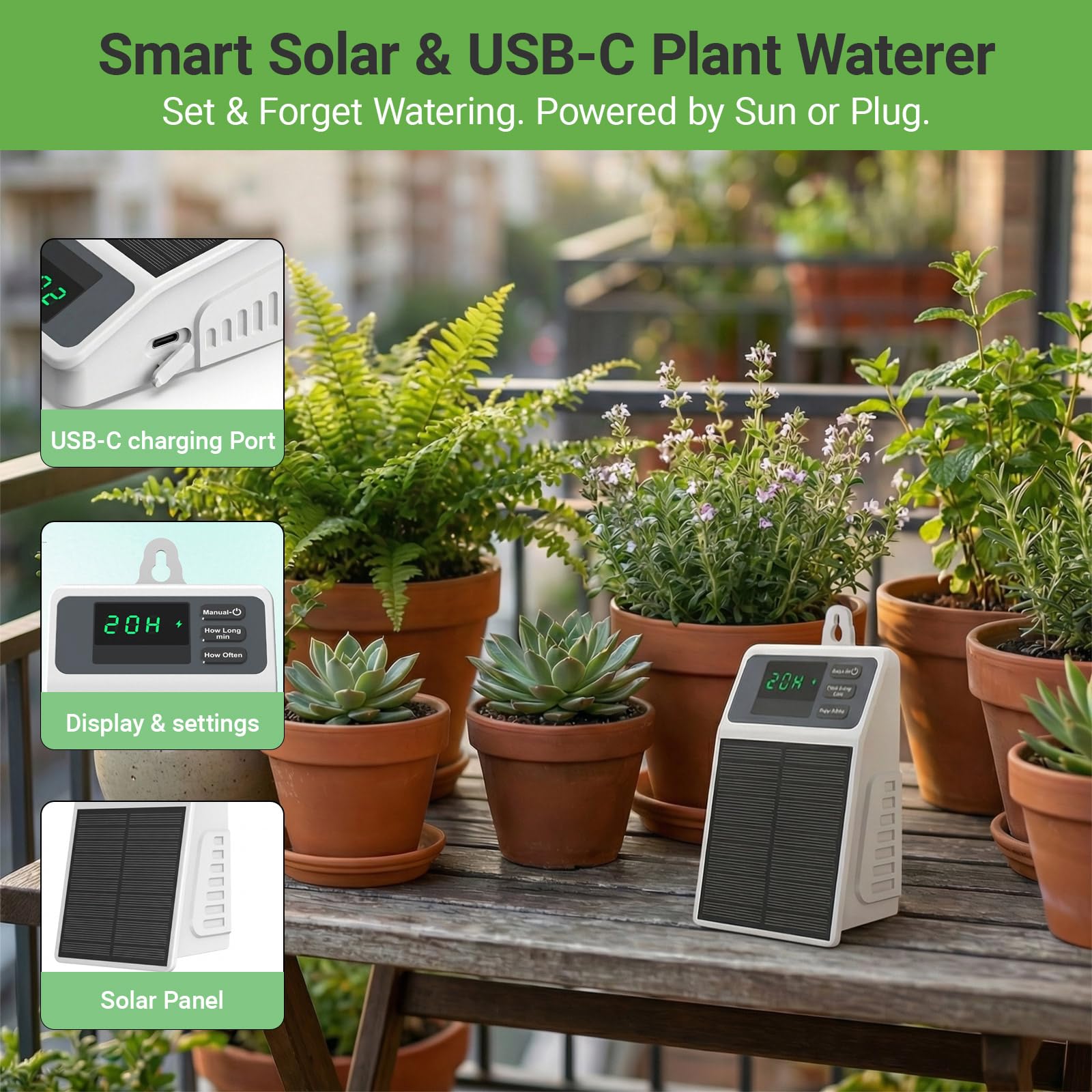 Verbeterd zonne-energie druppe - Plant Parent Kit recensie en prijs
